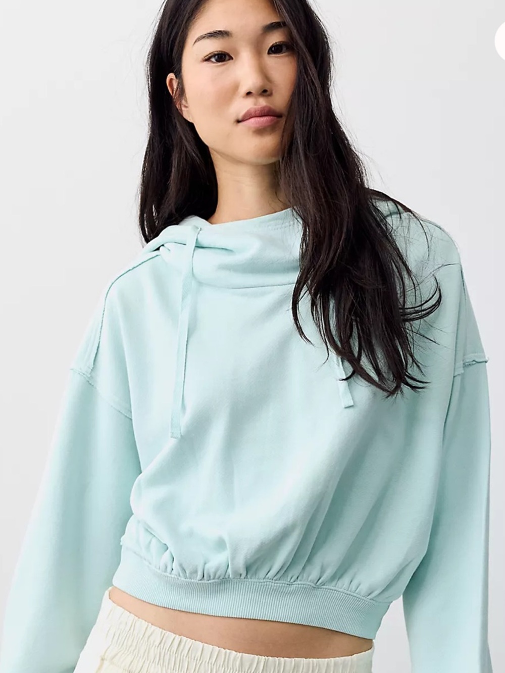 Free People WESLEY CROPPED HOODIE !!NWT!!